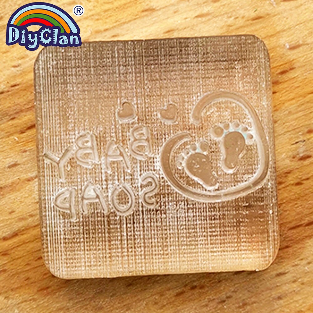 Sceau de savon pour petits pieds | Bricolage, fabrication de savon artificiel, petit pied chapitre nature pure, fait main, sceau de savon bébé, motifs personnalisés, bricolage Z0150JY