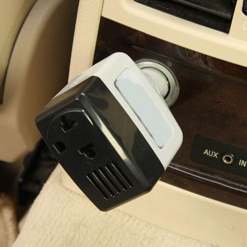 220v spännings strömväxelriktare omvandlare usb-laddare bil  dc 12-24v till växelström auto bil spänningsomvandlare bil elektronik tillbehör