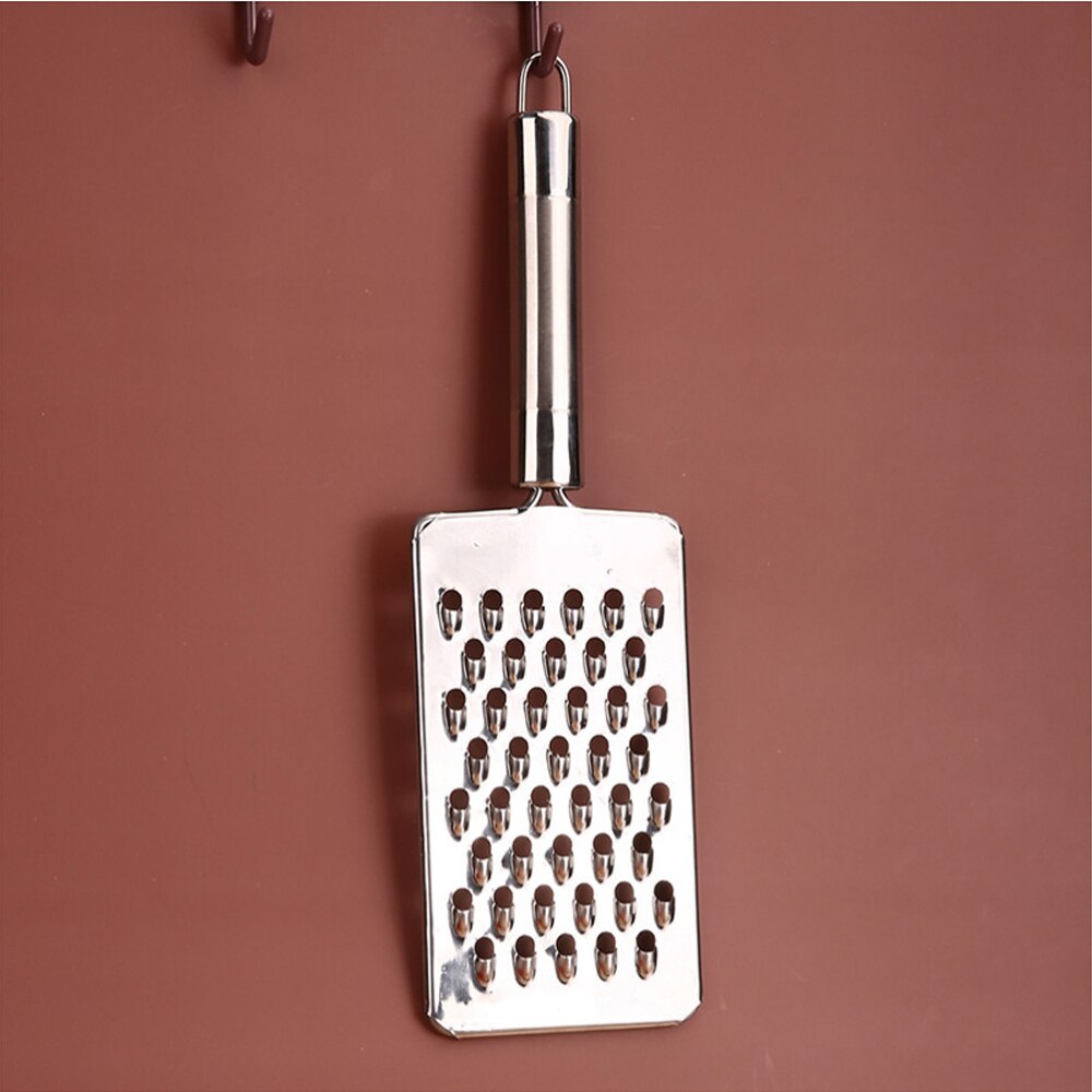 Kitchen Silver Multifunctional Grater Stainless Steel Radish and Potato Scraper