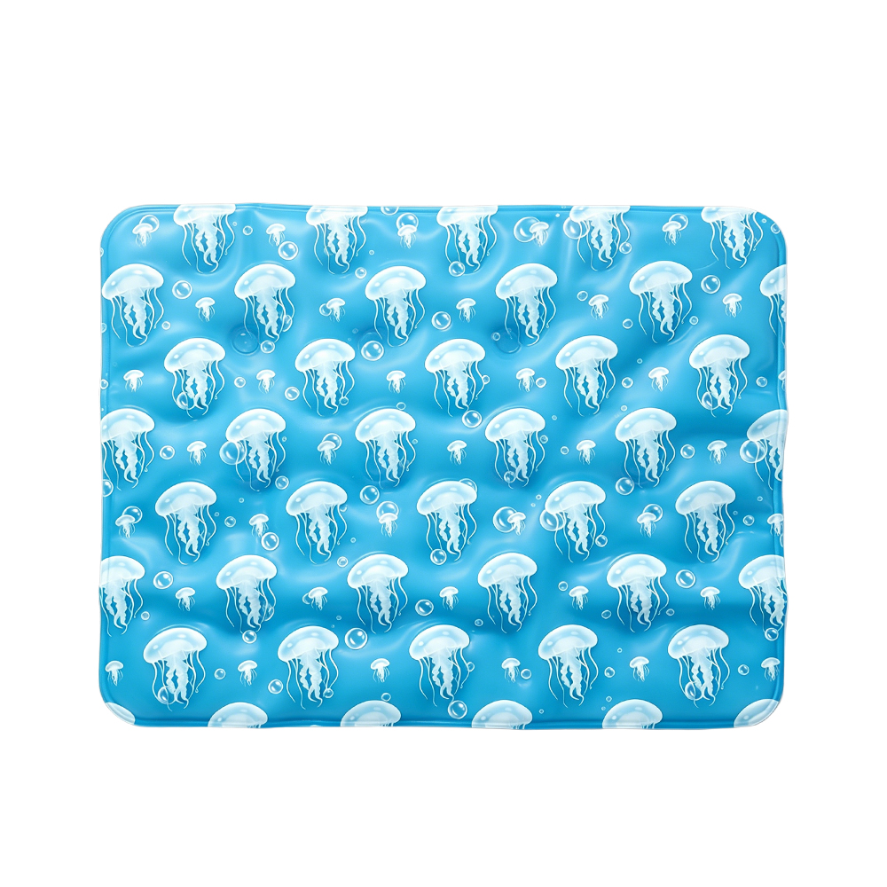 1 Stück Haustier-Schlafmatte in verschiedenen Größen mit Wasserfüllmatte für kühlende Haustiere im Sommer. Geeignet für Hundebetten, Sofas und Böden: M