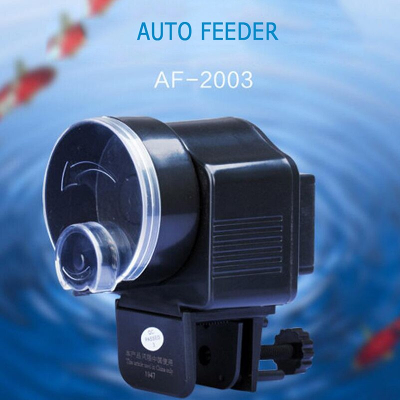 Aquarium Tank Automatic Fish Feeder Digital LCD Timer Food Feeding Electronic Fish Food Feeder Timer 1pcs