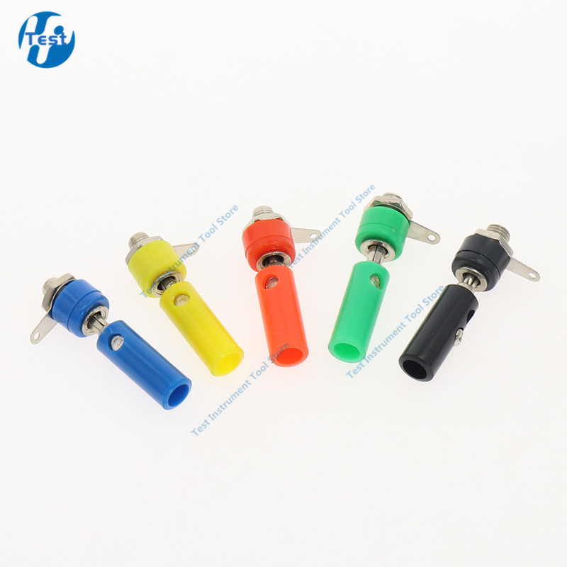 Macho hembra J072 4mm conector Banana macho hembra para insertar conector Pin Banana modelo DIY