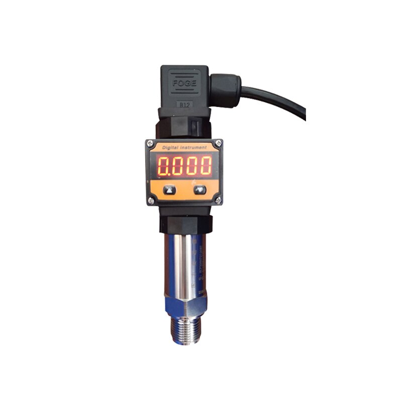 LED Display Pressure Transmitter 4-20mA Output Air Pressure Water Pressure Oil Pressure Hydraulic Sensor M20*1.5 Thread DC24V