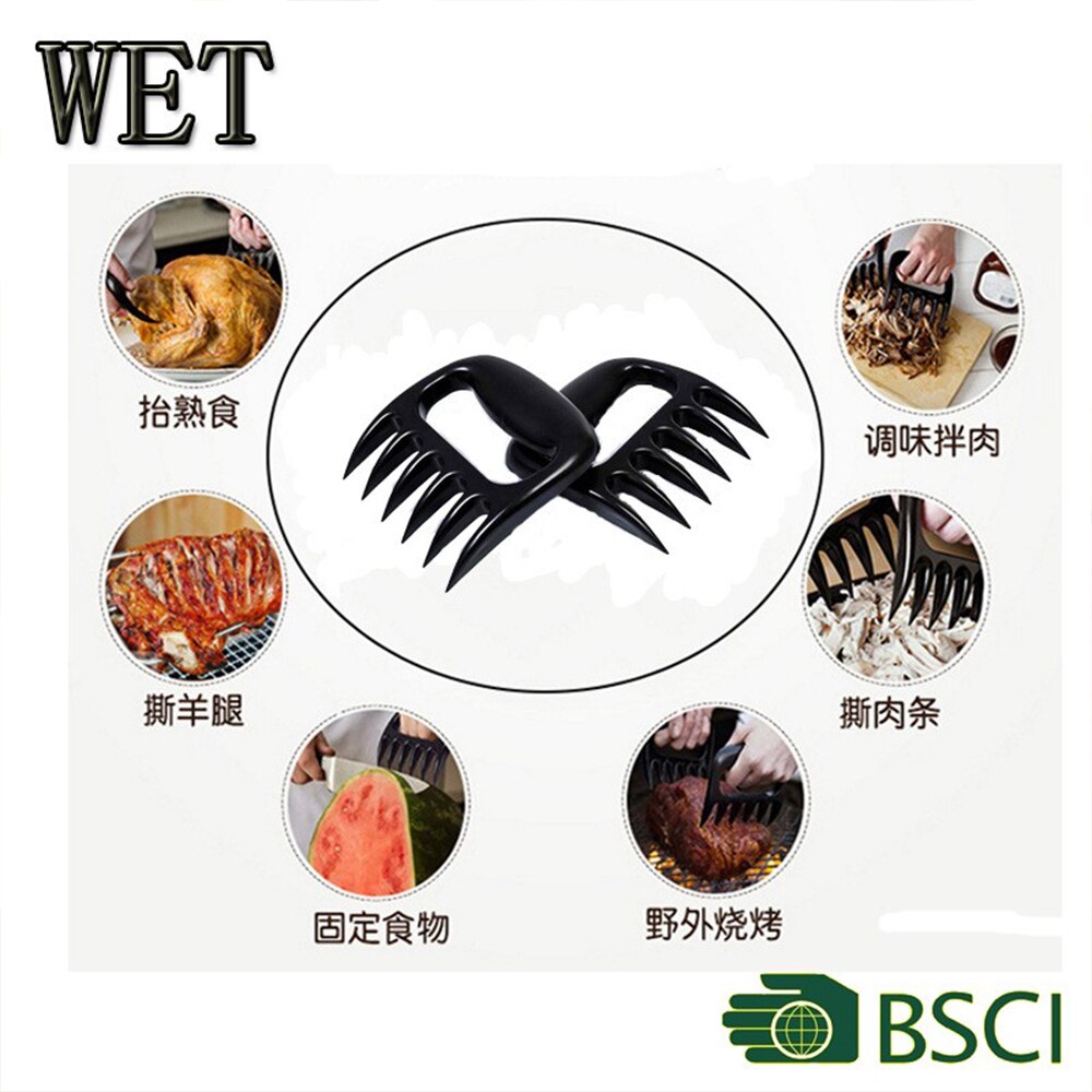 Bär Klaue Grill Gabel Bär Klaue Fleisch Separator Neue Küche Lebensmittel Gabel Fleisch Reißen Fleisch Separator Reißen Fleisch Huhn Schredder