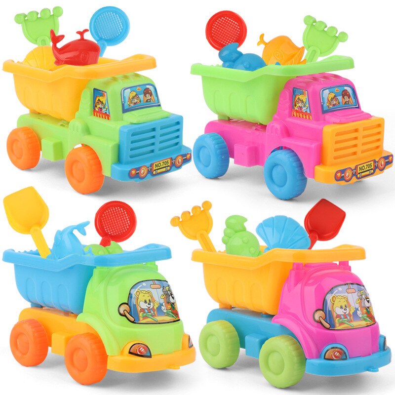 Groupe 5 pièces enfants Dune Buggy jouet voiture été bébé jouer avec de l'eau dragage jouer maison jouets