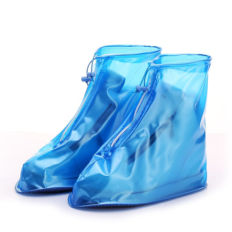 Waterdicht Voor Schoenen Mannen Vrouwen Regenjas Platte Enkellaarsjes Cover Duurzaam Hakken Schoen Covers Dikkere Antislip Platform Regen laarzen