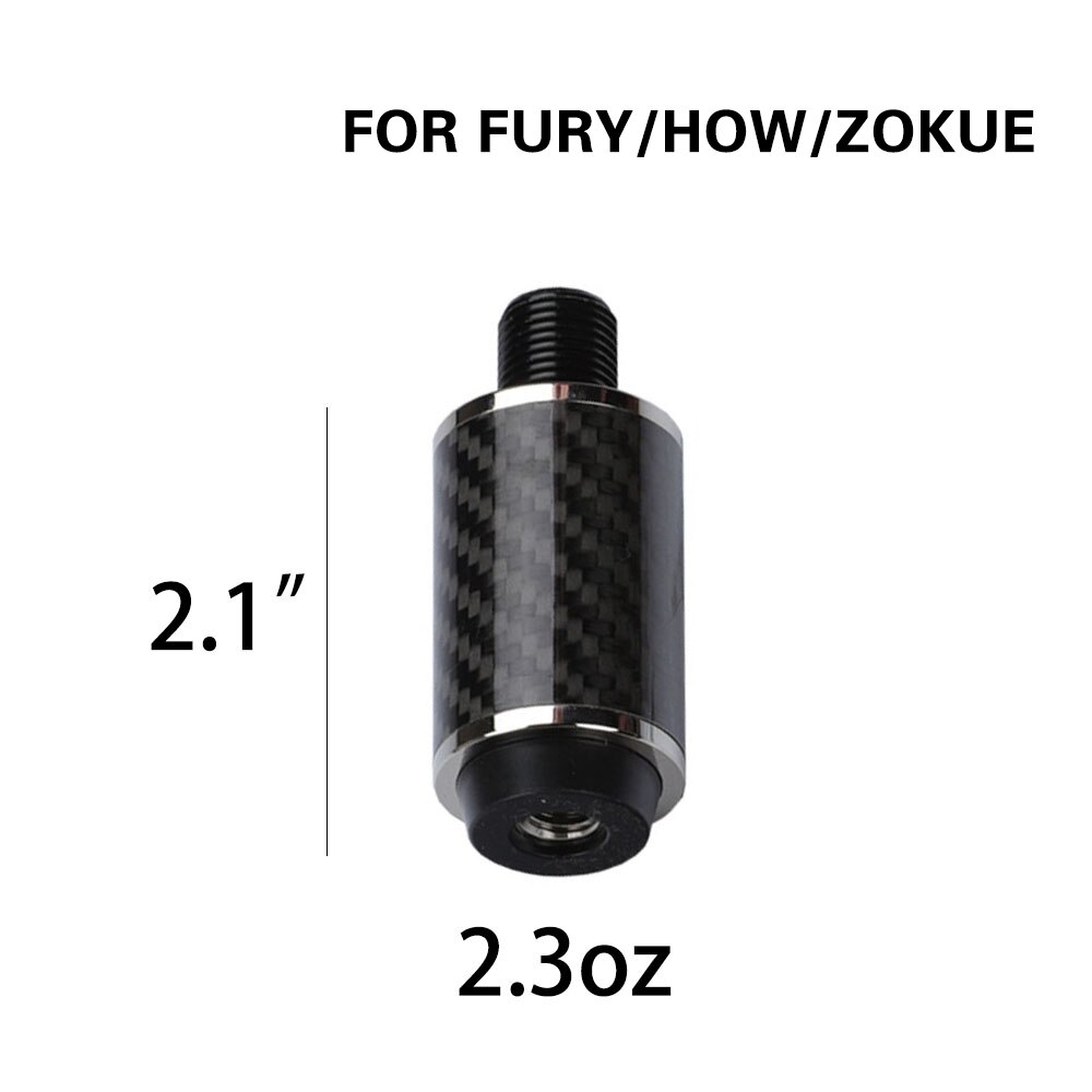 Carbon Fiber Billiard Pool Cue Extension Bumper Extender Extension for PREDATOR MEZZ ZOKUE HOW FURY Billiard Accessories: 2.1 for Zokue