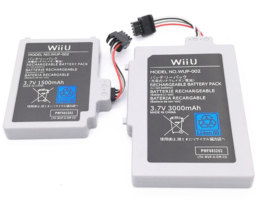 Spot fabrikanten Nintendo game console accessoires Wii u Wii u 3600 MAH grote capaciteit pad batterijen