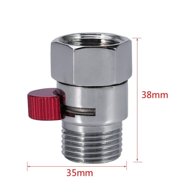 Bathroom Shower Brass Junction Water Flow Control Valve Straight-through Shut-off Angle Valve Bath Water Tap Accessory