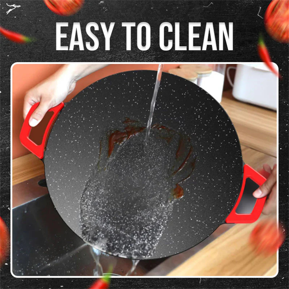 30 Cm Non-stick Elektrische Indoor Grill Pan Huishoudelijke Ronde Bbq Bakplaat Koreaanse Grill Pan Rookloze Non-stick Grill 700W