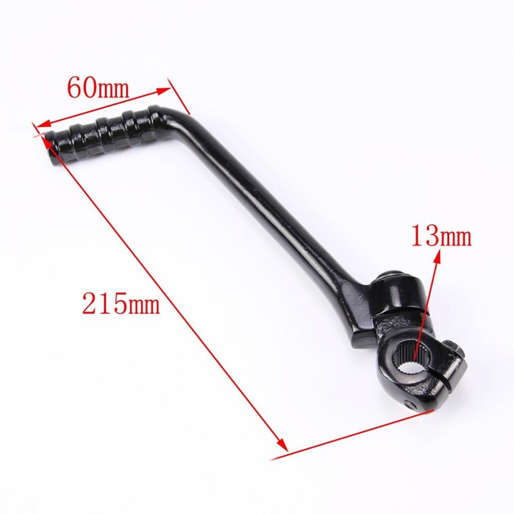 13mm Shaft Motorcycle Steel Kick Start Starter Lever 110-150cc PIT Dirt Bike