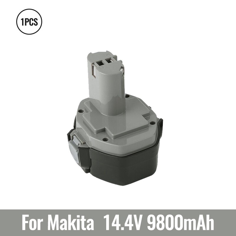 Batería de repuesto original para Makita, 14,4 V, NI-MH, 6800mAh, 14,4 V, PA14, 1420, 1422, 1433, 1434, 1435, 1435F, 192699-A: Blanco