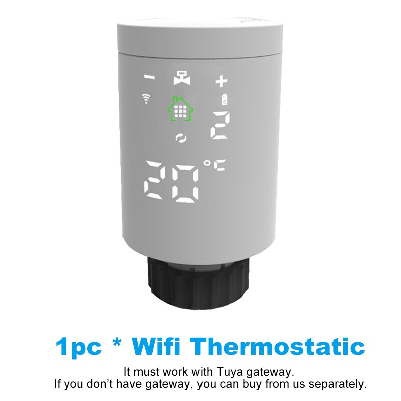 Wifi trv (termostatisk radiatorventil) termostat til radiatoraktuator varmesystem tuya zigbee  m30*1.5 temperaturkontrol: Wifi termostat