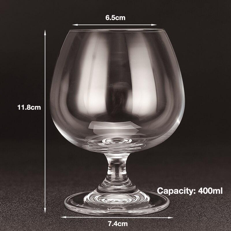Elegance Brandy Glass - Drinking Glasses for Water, Juice, Beer, Wine, Whiskey, and Cocktails