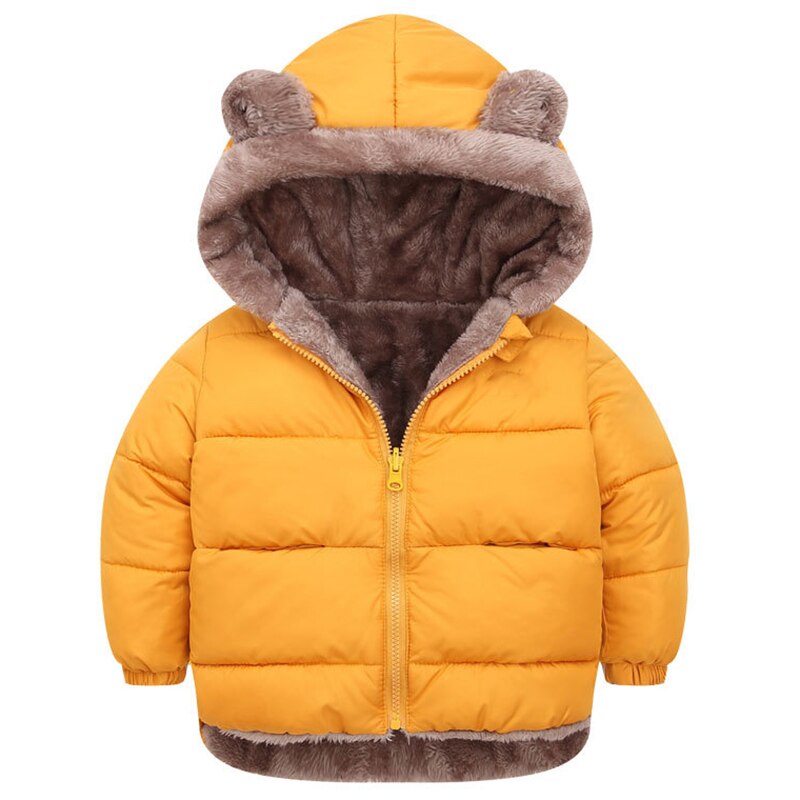 Winter Kids Jas Kinderen Warm Hooded Bovenkleding Jas Voor Jongens Meisjes 2-6 Jaar Peuter Snowsuit Op Zowel Side jas