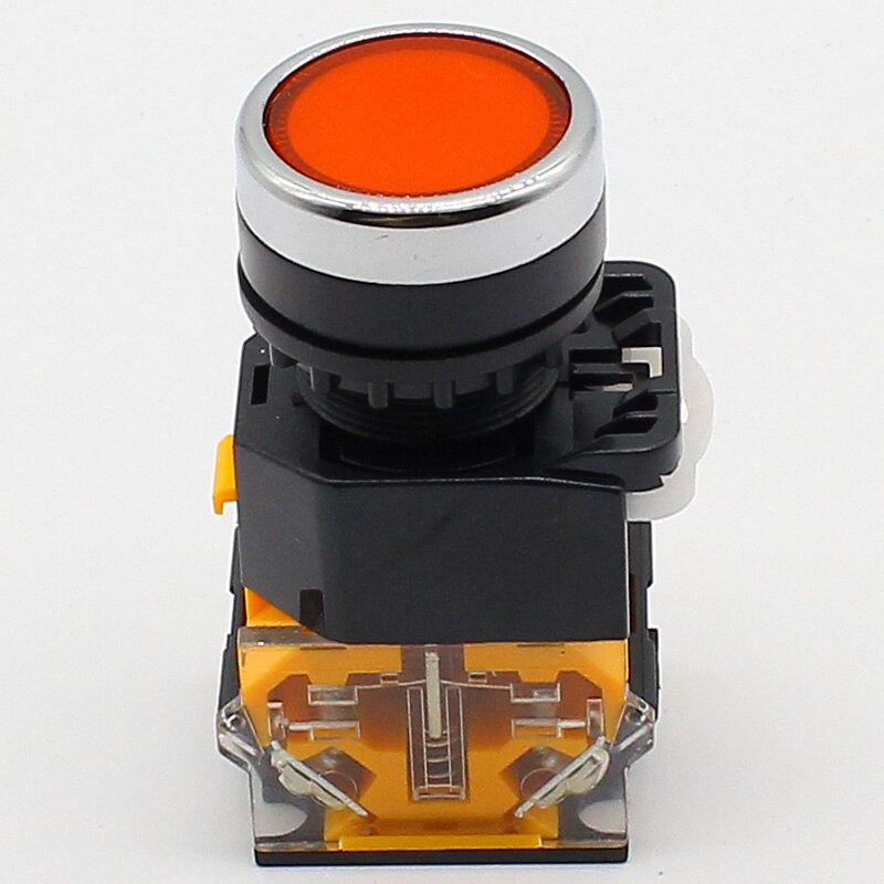 22mm momentary Push button switch 1NO+1NC: Red