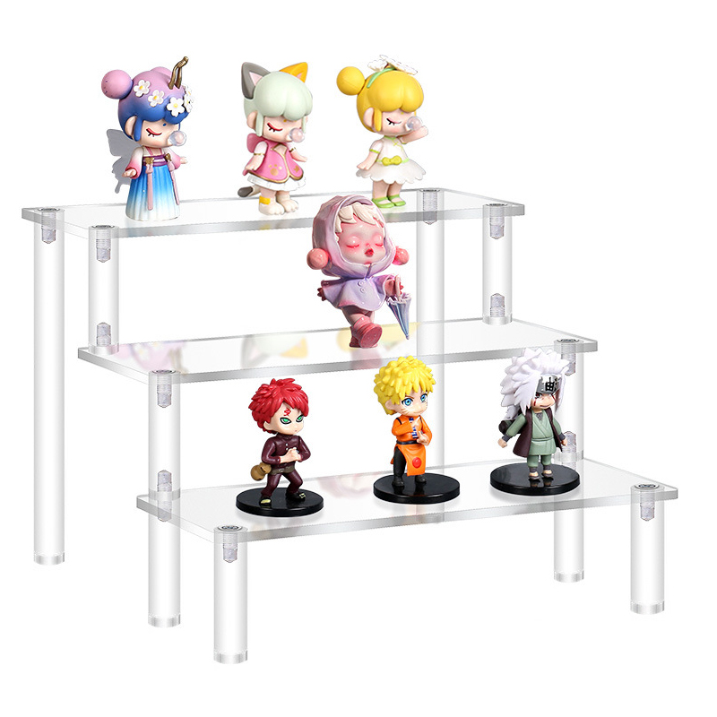 1 Set Display Stand Rack Oogschaduw Parfum Organizer Dozen Transparant Meerlaags Acryl Opbergrekken Desktop Cosmetica Plank