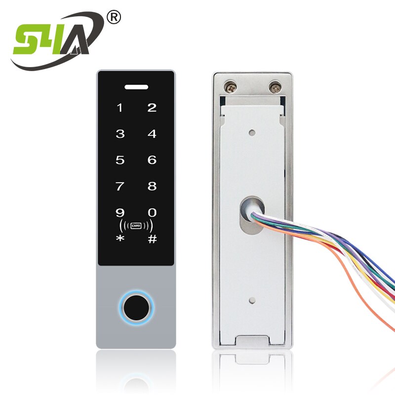 Metal Fingerprint Access Control Machine ID Card Password Access Control Touch screen RFID Access Controller
