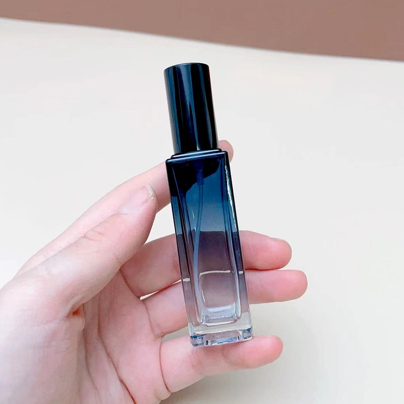 5Ml/10Ml High-End Parfumfles Vierkante Glazen Spuitfles Reizen Draagbare Monster Geurverstuiver Navulbare Container: Dark Gray