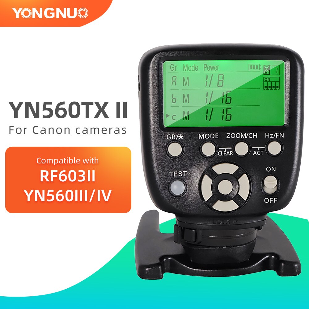 Yongnuo-controlador de disparador de flash sem fio para yongnuo, yn560iv, speedlite, para nikon, canon, dslr