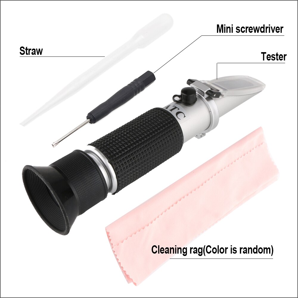 Rz Refractometer Soja Sap Meter Handheld Draagbare Refractometro Brix 58-90% Suiker Meter Fruit Suiker Tester Refractometer