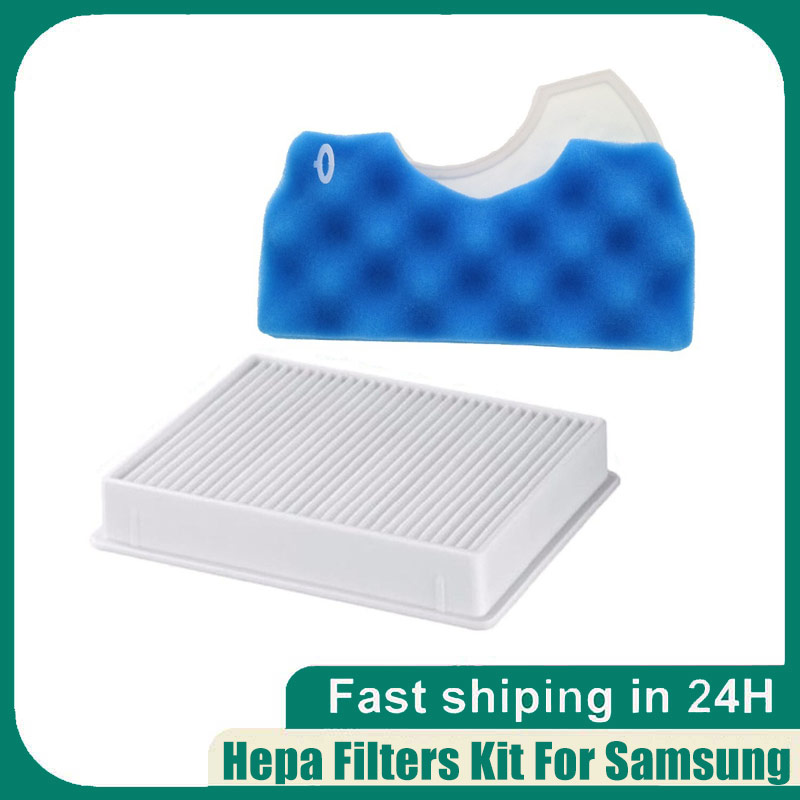 Dust HEPA Filter Blue Sponge Filter for Samsung DJ63-00669A SC43-47 SC4520 SC4740 VC-9625 VC-BM620 Vacuum Cleaner Spair Parts