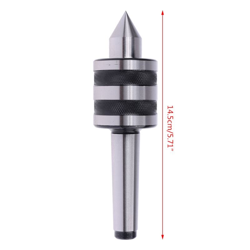 MT2 Live Center Revolving High Precision Medium Turning Tools Metal Work Milling Taper Arbor Lathe Machine