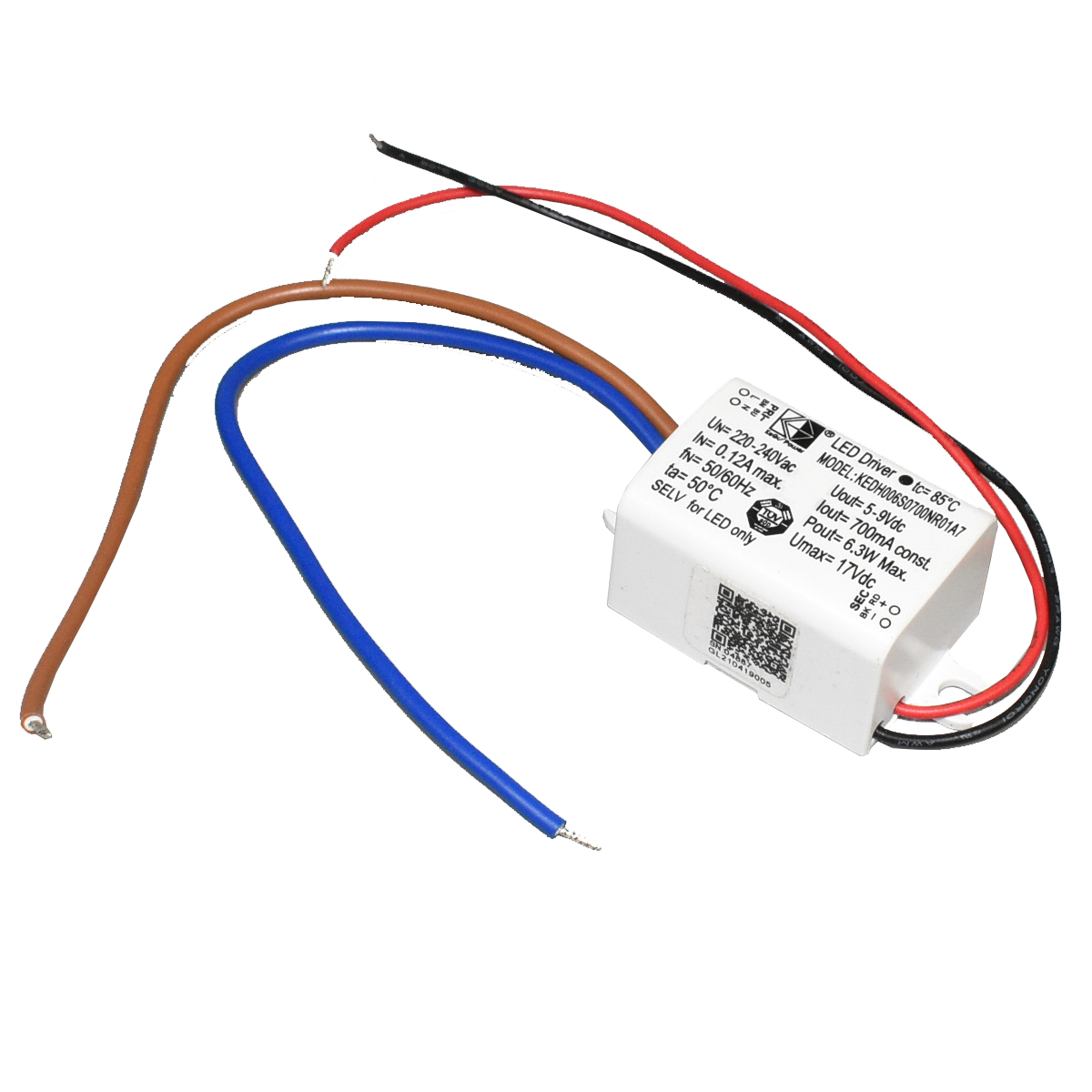 Driver de lâmpada de corrente constante 700ma 2v-4v 5v-9v mini conversor de energia de luz AC-DC 300ma transformador pequeno