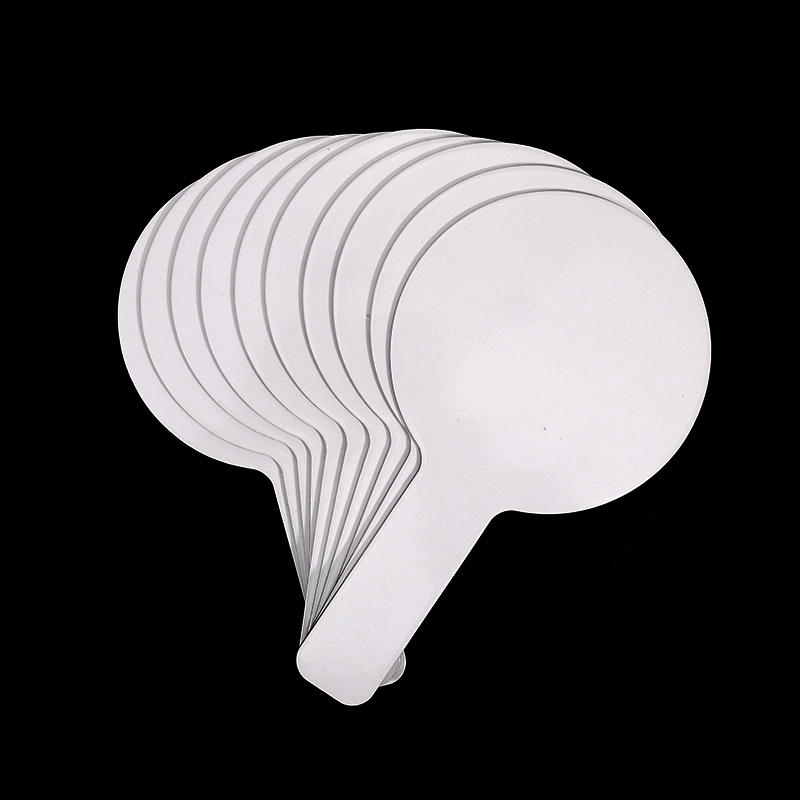10-100 Stuks Droog Wissen Antwoord Peddels Handheld Dubbelzijdige Peddels Mini White Boards Kleine White Board Droog Wissen borden Veiling