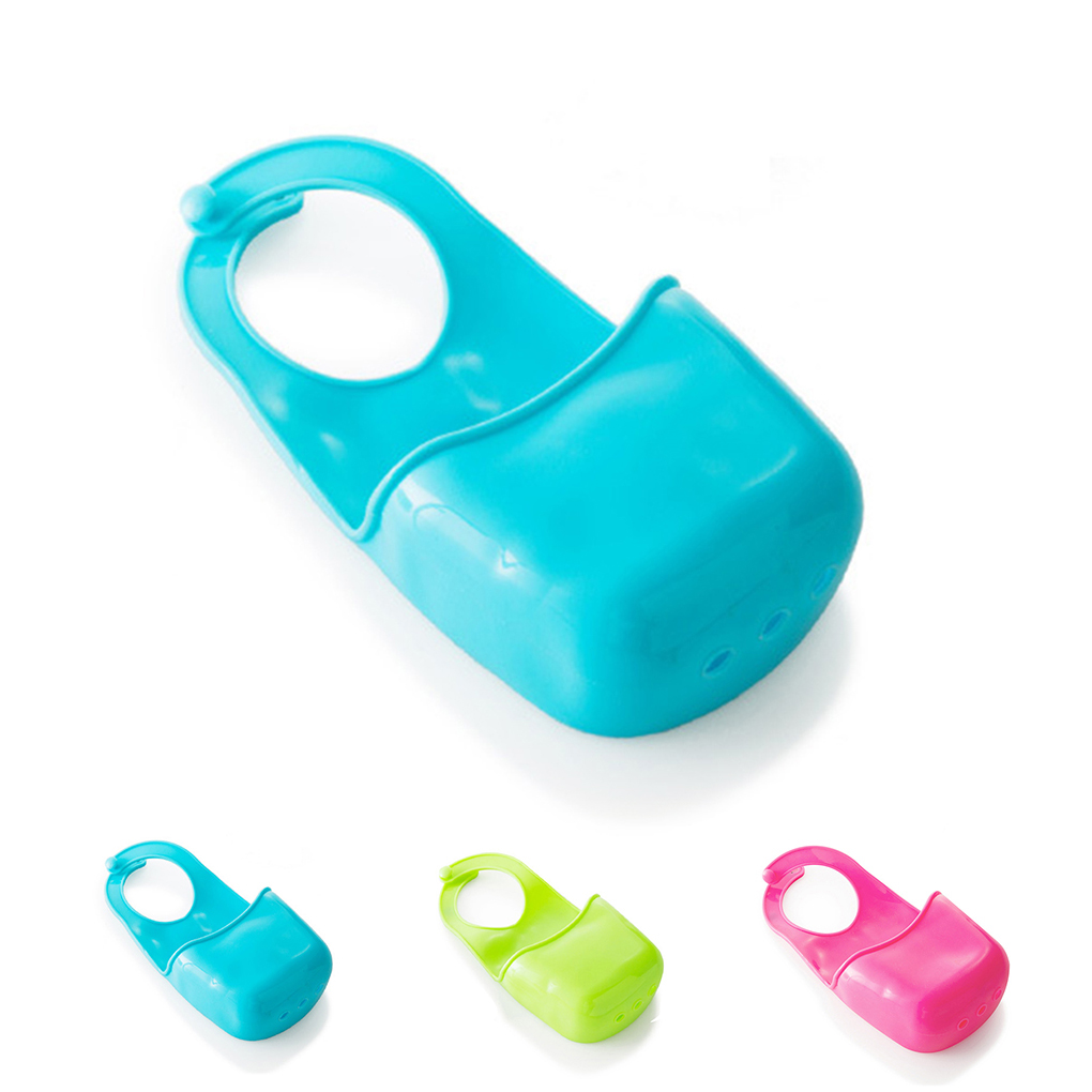 estilo fregadero de cocina baño colador organizador almacenamiento esponja titular bolsa herramienta
