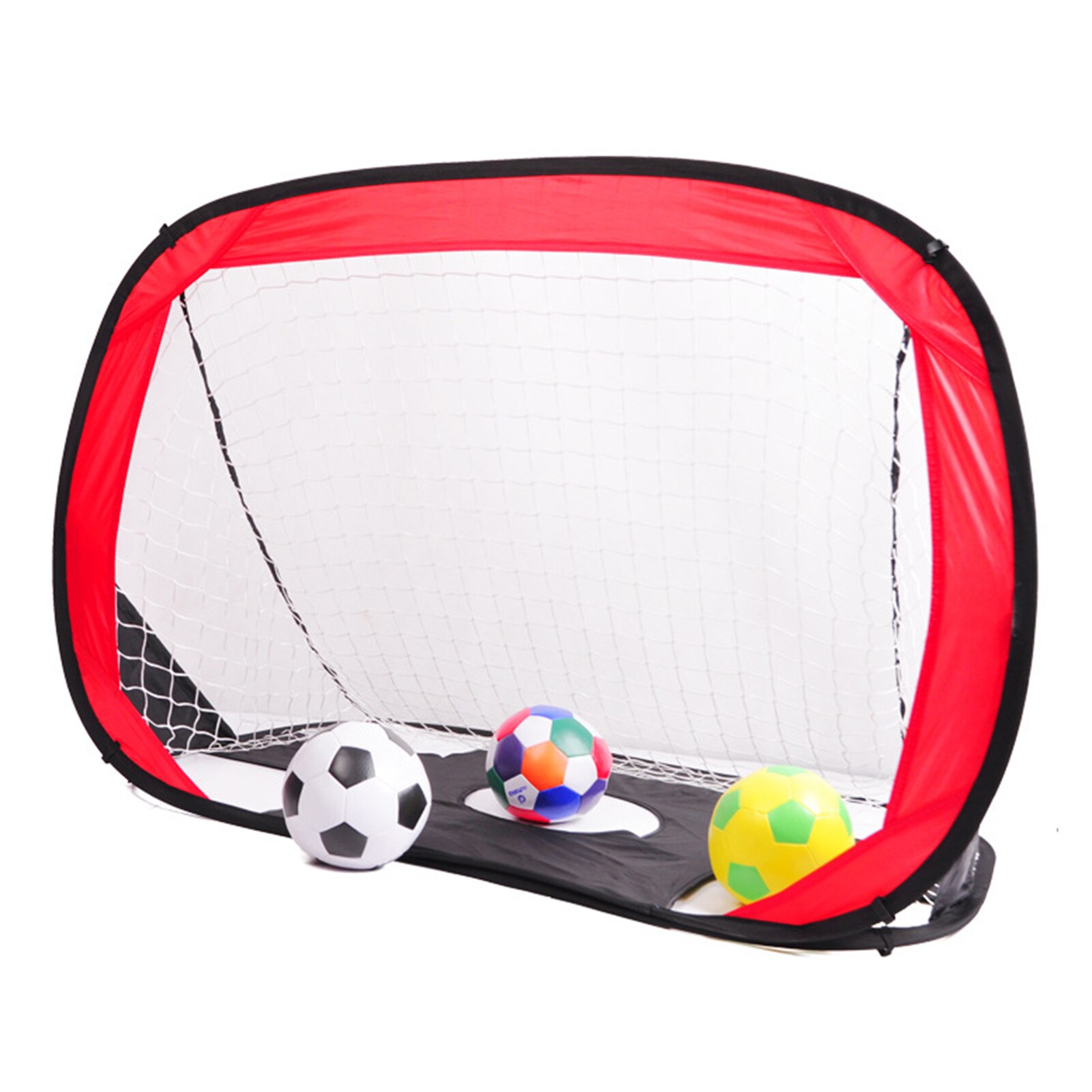 Mini Kids Pop Up Soccer Goal Children Portable Foldable Football Gate Net Goal Ball Practice Soccer Training Equipment