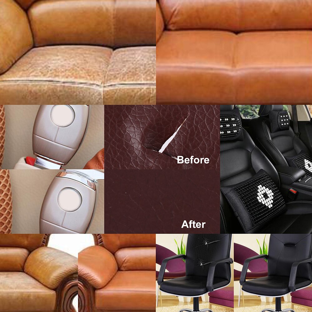 1Roll Leather Patches Self-Adhesive PU Repair Patch Couches Repair Stickers For Sofas Bags Furniture Driver Seats