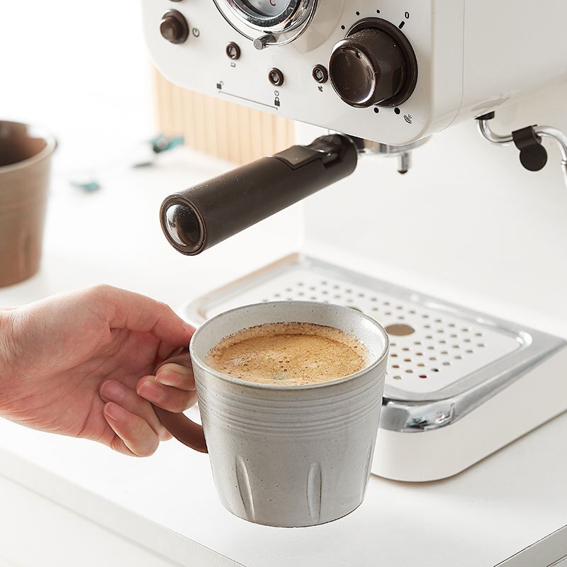 Raw Clay Coffee Mug 360ml Original Ceramic Coffee Mug Simple