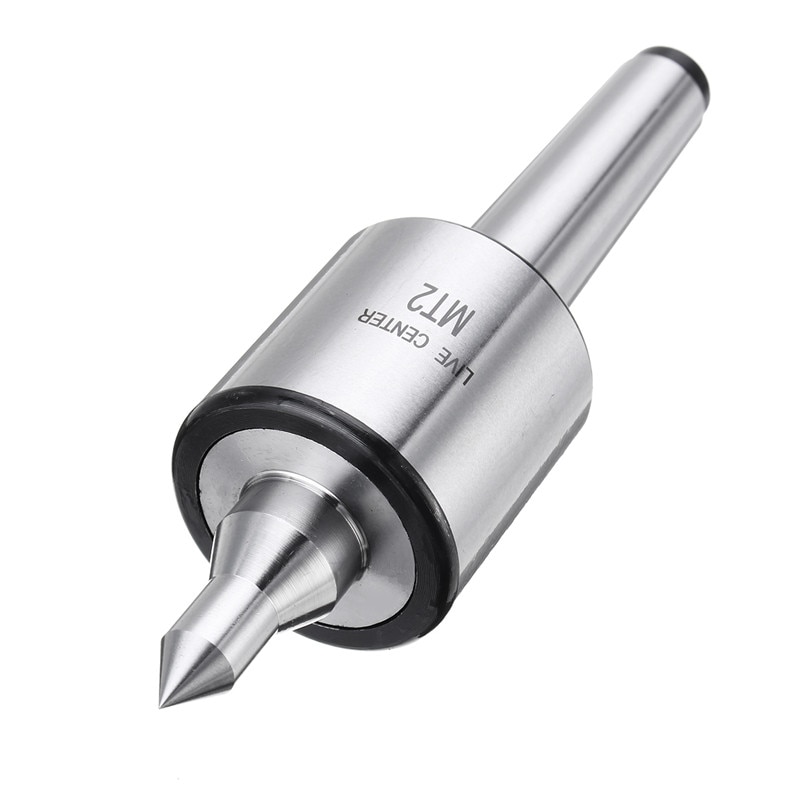 MT2 0.001 5000rpm Max Steel Lathe Live Center Taper Tool Triple Bearing CNC Live Revolving Milling Center Taper Machine