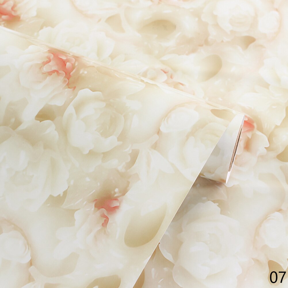 60*100cm PVC Marble Waterproof Contact Paper Self Adhesive Wallpaper Decor Film Kitchen Cabinet Countertop Furniture Sticker: White Stone