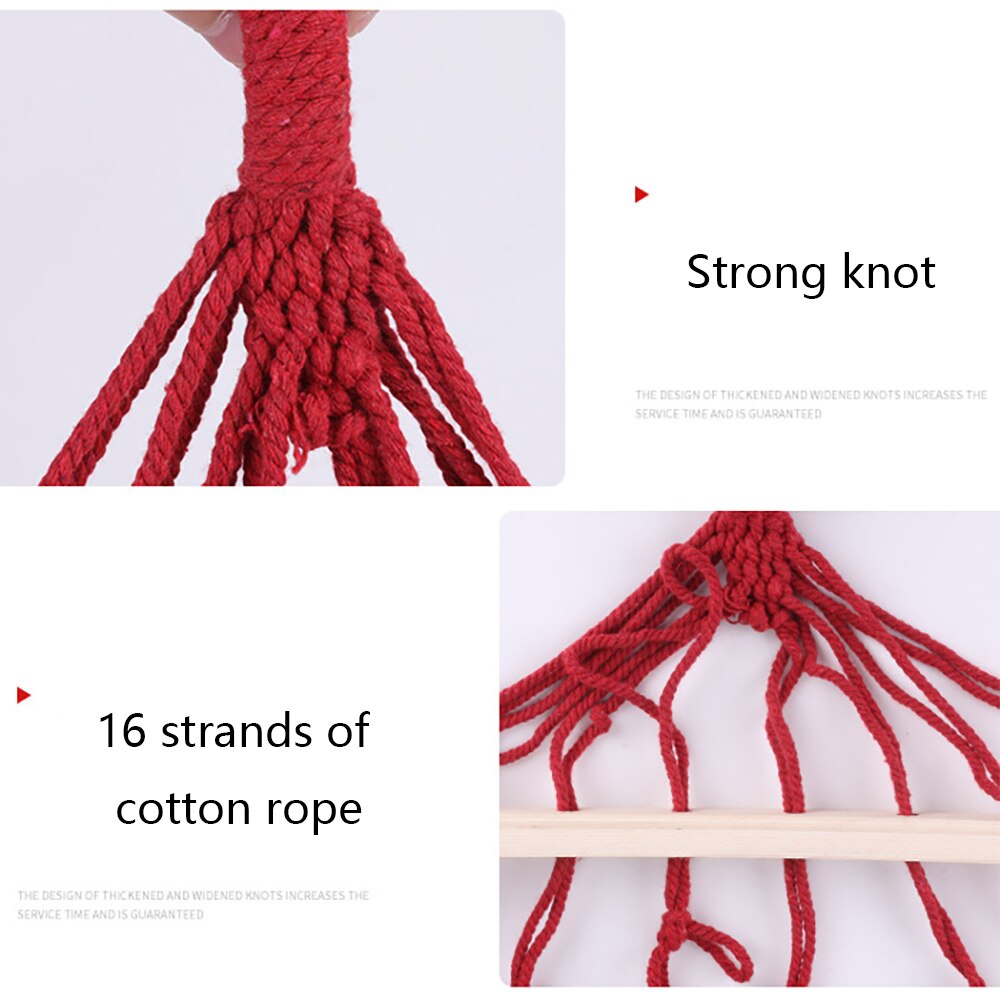 Canvas Bedroom Hanging Hammock Lazy Chair Adults Kids Indoor Portable Relaxation Thickened Outdoor Swing Travel Camping