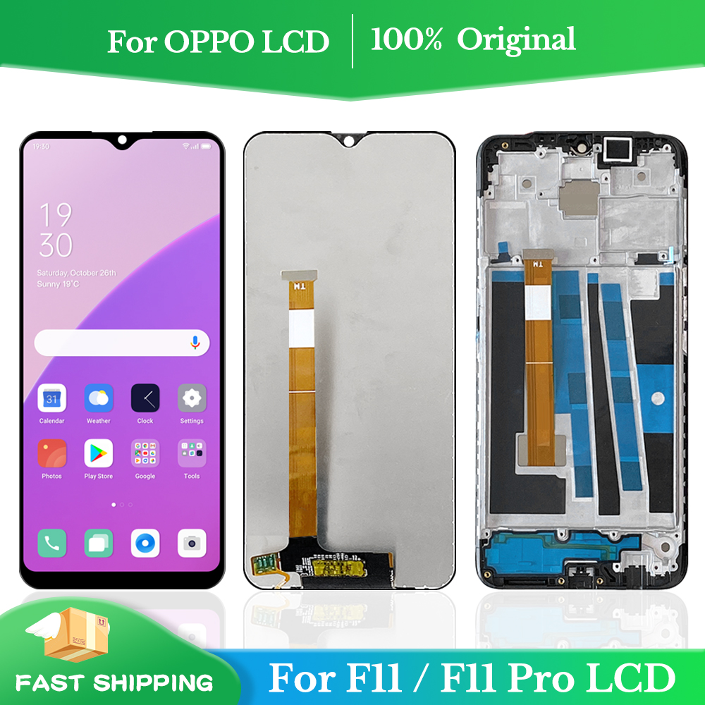 Origineel Voor Oppo F11 Pro Lcd CPH1969 Display Touch Screen Digitizer Vergadering Vervanging Voor Oppo F11 Lcd F11 Pro Screen