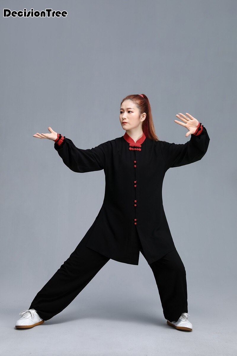 Ropa de tai chi para adultos, uniforme de algodón wushu, kung fu, traje de artes marciales de wing chun, ropa de ejercicio,