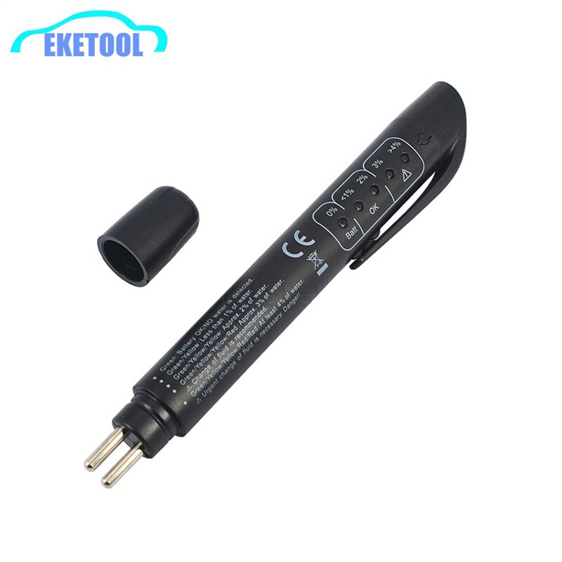 Car Brake Oil Testing Tool Fluid Tester Check Liquid 5 LEDs Indicator Digital Testing For DOT3/DOT4 Tool