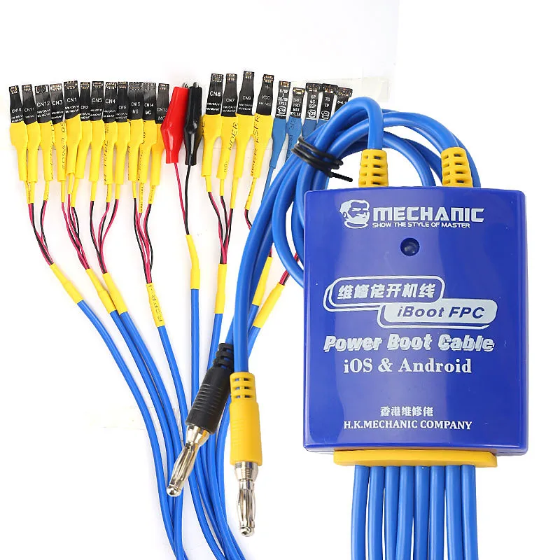 Cable de arranque de energía mecánico IBoot AD Max IBoot FPC para IPhone 5S-15ProMax Samsung Huawei Xiaomi Cable de prueba de reparación de fuente de alimentación