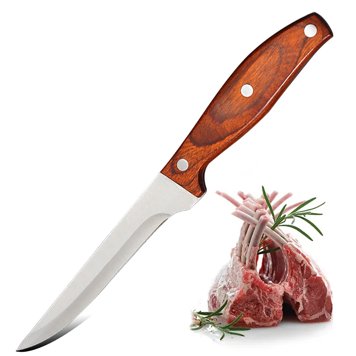 Stainless Steel Slaughter Multipurpose Knife Slicing Boning Meat Cleaver Scimitar Outdoor Fishing Knife Cutting Kitchen Knives