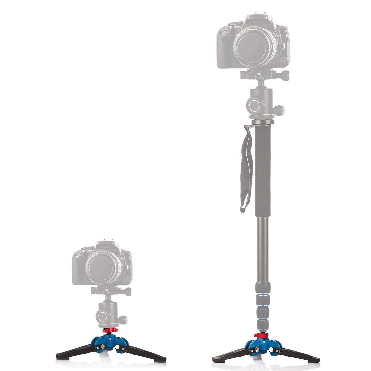 M1 3 Legs Feet Monopod Holder Support Stand Base 3/8 inch Adapter