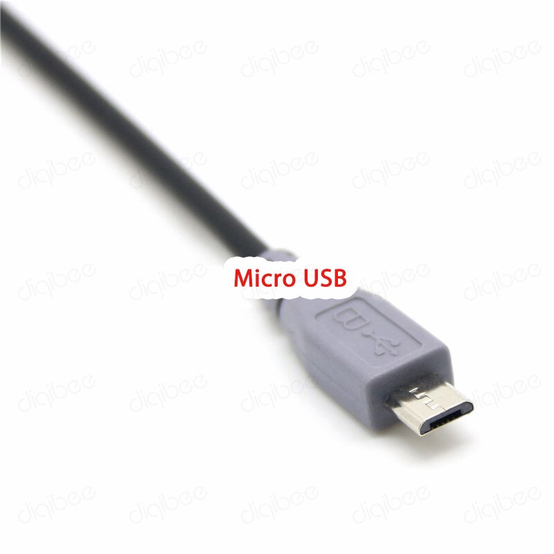 1Pcs Male to Male Micro USB to Micro USB OTG Data Charger Cable for UVC USB Camera Glasses U-Disk and Android Smart Phone Tablet