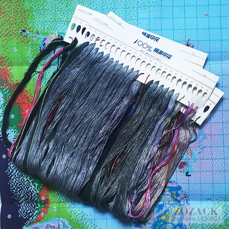 Needlework,Cross-stitch kits for embroidery Counting cross Butterfly Magnolia flowers patterns print canva chinese Cross Stitch