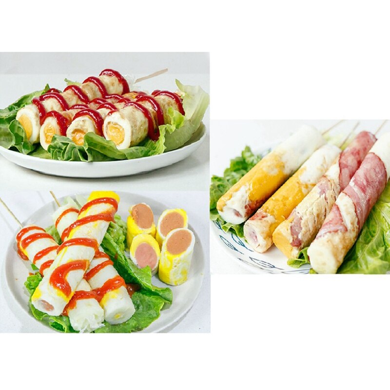 Single Tube Automatic Multifunctional Egg Roll Maker Electric Egg Boiler Omelette Master Sausage Machine Breakfast Egg Tool Us P