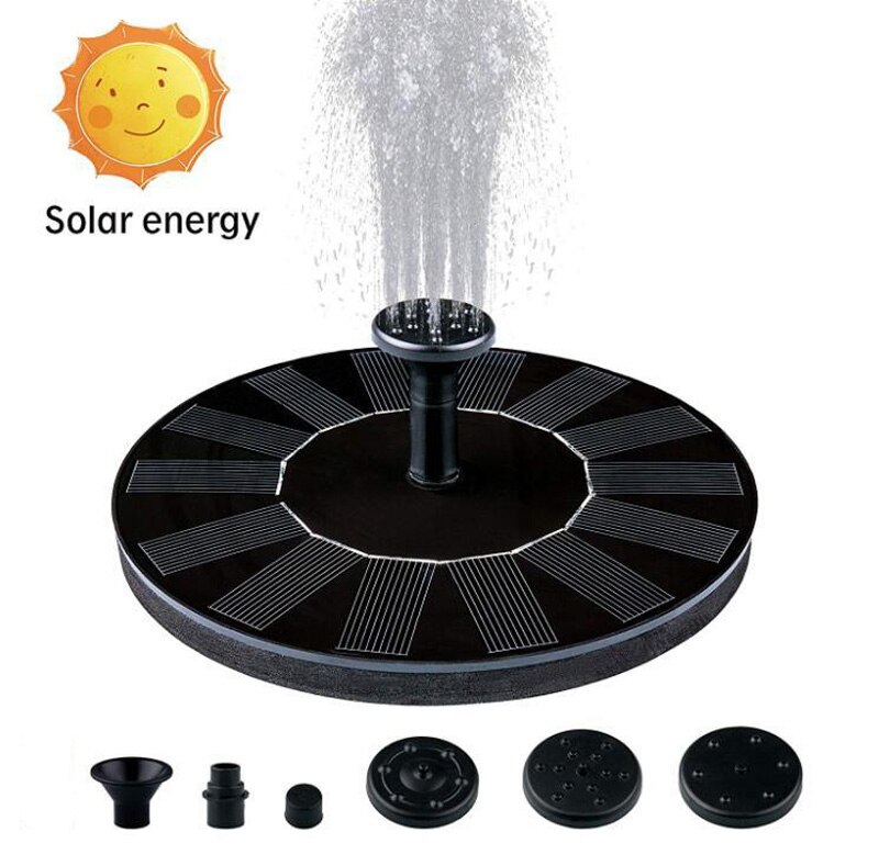 Mini fontaine solaire fontaine à eau solaire jardin piscine étang décor extérieur panneau solaire décoration de jardin