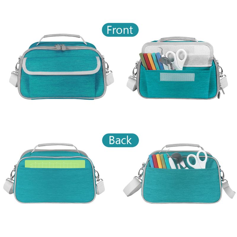 Bolsos de viaje portátiles con bolsillos, funda de transporte, caja de almacenamiento, bolsa para-Cricut Joy Machine y accesorios