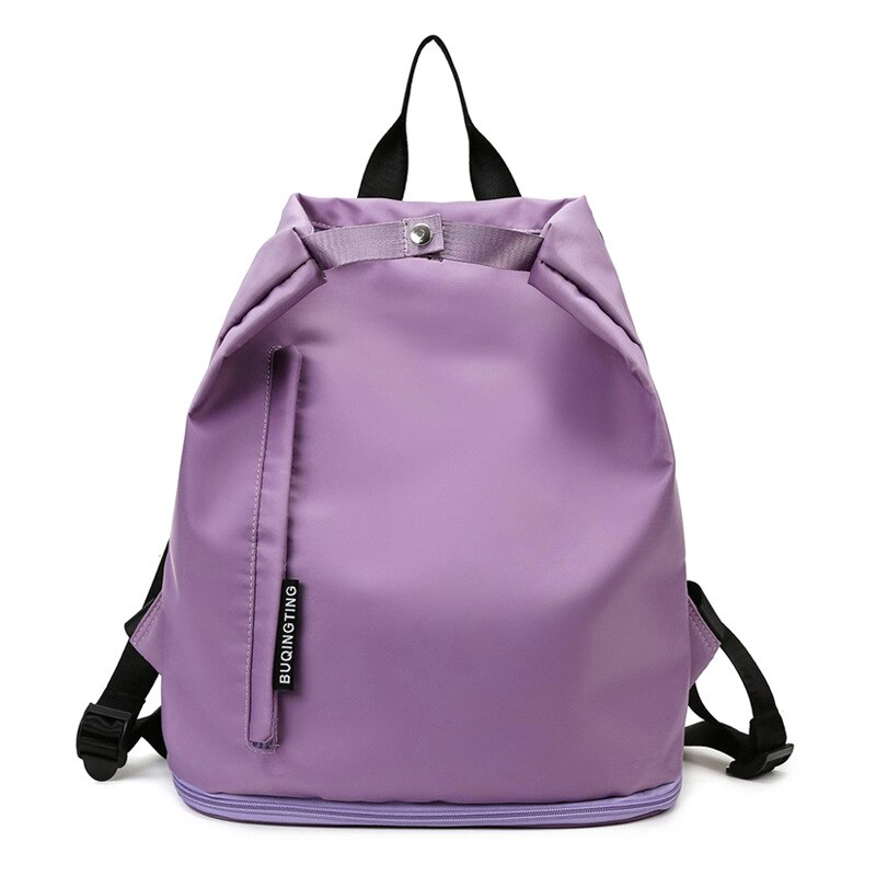 Mochila GRANDE impermeable para hombre y mujer, bolsa deportiva de viaje para gimnasio, piscina, natación, playa, Yoga, atletismo, entrenamiento: Purple