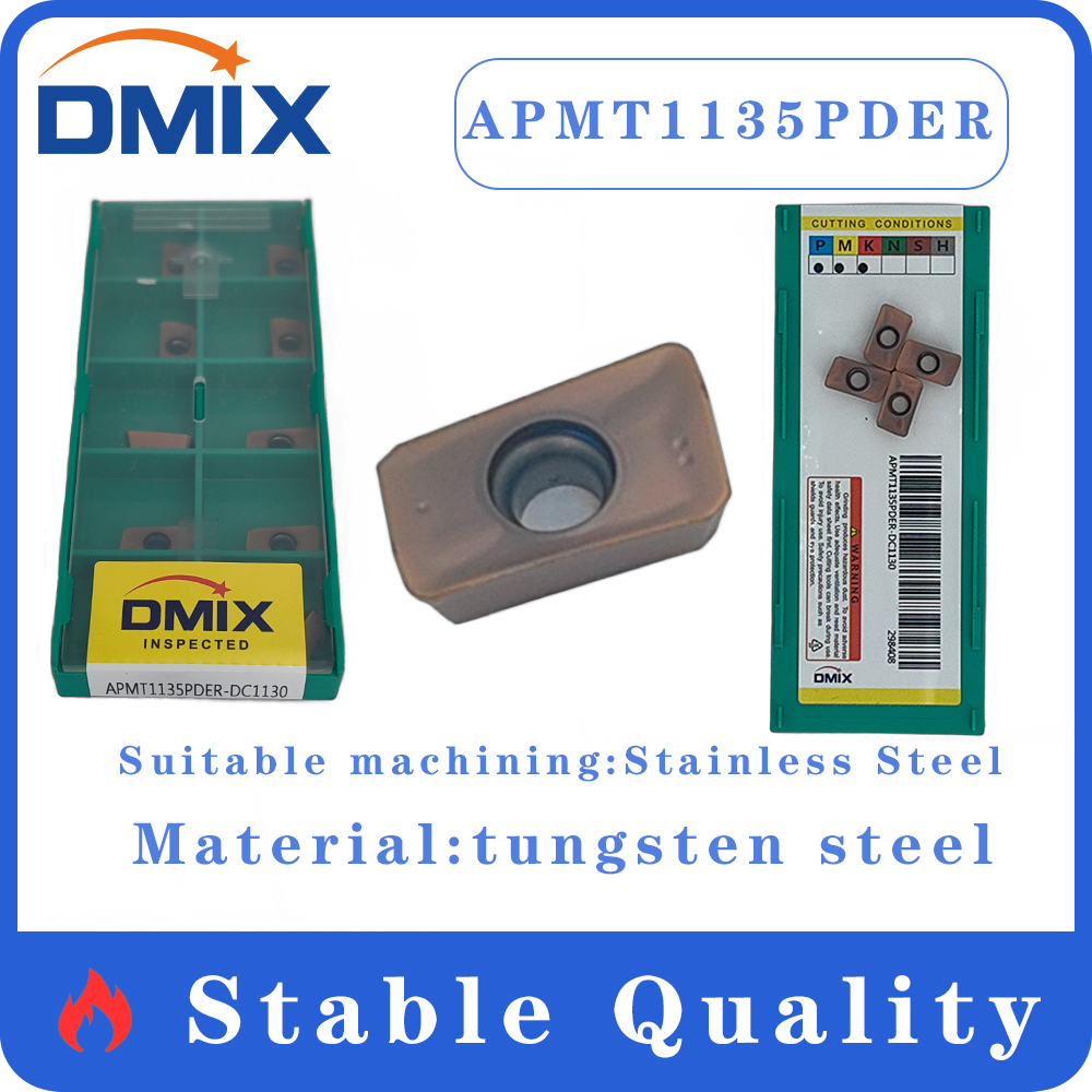 DMIX BAP300R EAP300R Carbide inserts Clamping milling Cutting Shoulders Right angles Precision End mills For APMT1135 blades: 35mm
