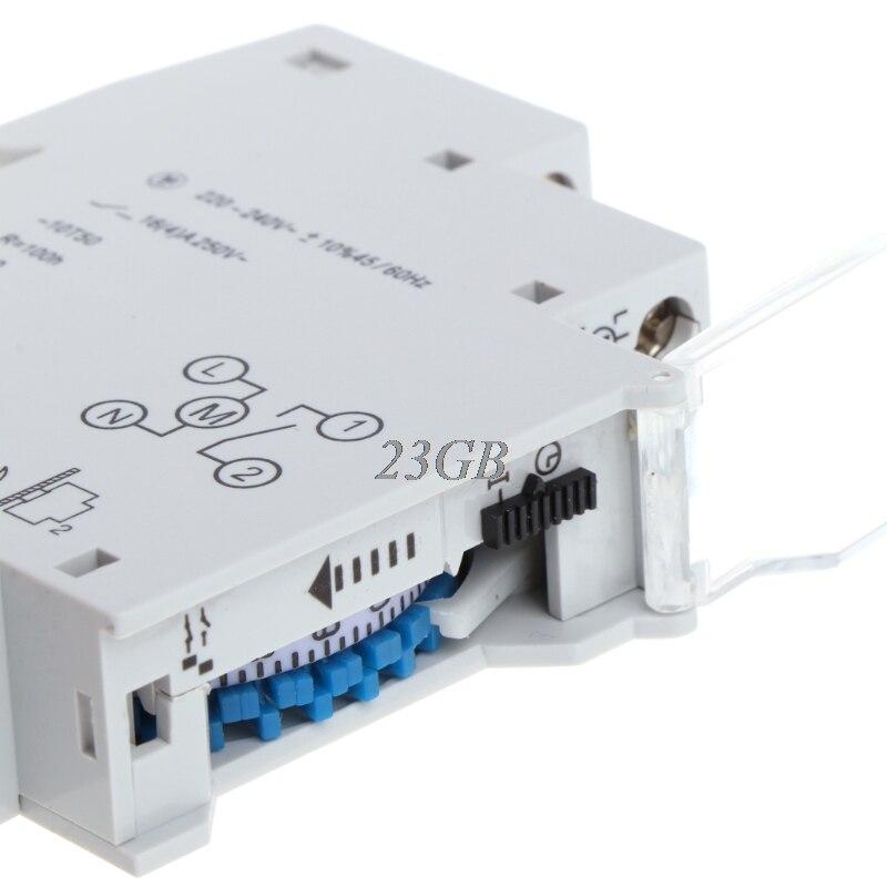 Mechanical 24 Hours Programmable Din Rail Timer Switch Relay 110-240V 16A M13